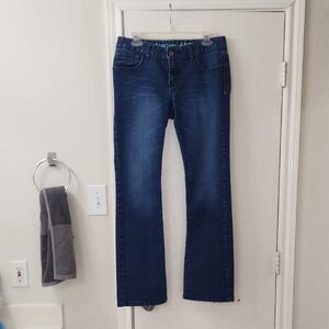 Women's Cruel Denim Abby Mid-Rise Bootcut Jeans. Size 29/7R. Dark Wash. GUC.